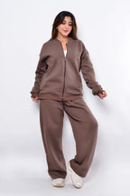 ZIP UP SET (Wide leg pants)