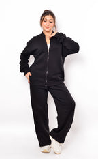 ZIP UP SET (Wide leg pants)